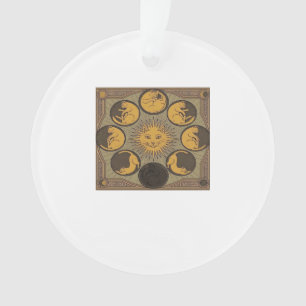 Whimsigoth Moon Classic Ornament