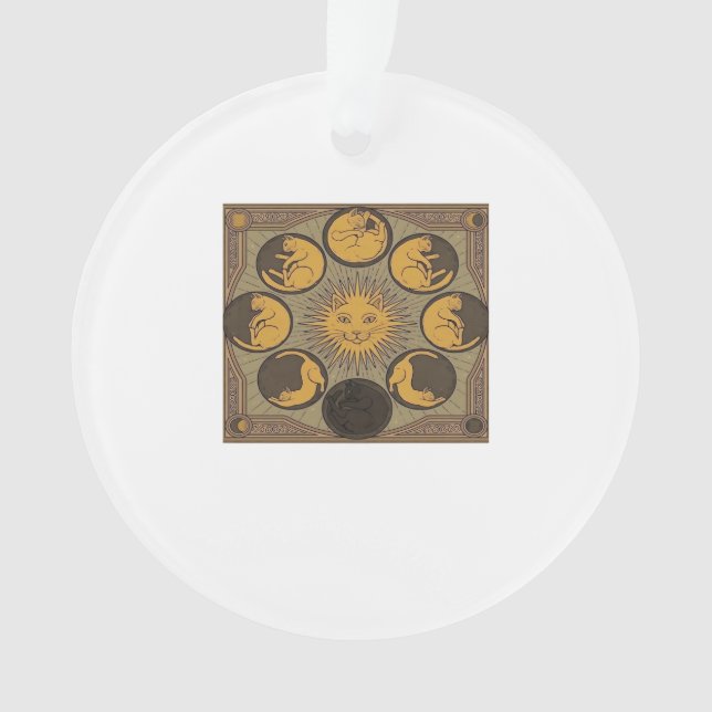 Whimsigoth Moon Classic Ornament (Front)