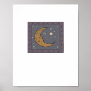 Whimsigoth Moon Classic Poster