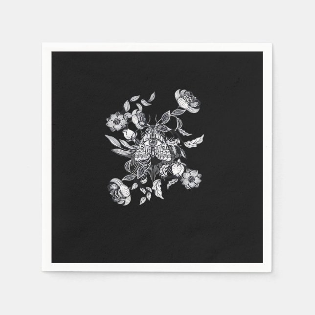 Whimsigoth Moth • Grunge Fairy Classic Napkin (Front)