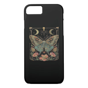Whimsigoth Moth Shirt, Botanical Butterfly T Shirt iPhone 8/7 Case