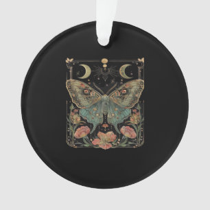 Whimsigoth Moth Shirt, Botanical Butterfly T Shirt Ornament