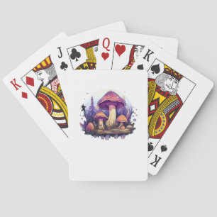 Whimsigoth Mushrooms And Crystals Classic Playing Cards