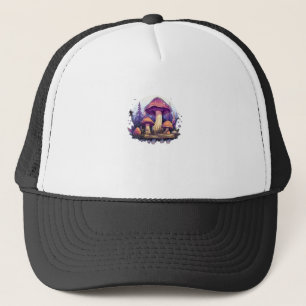 Whimsigoth Mushrooms And Crystals Classic Trucker Hat