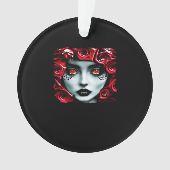 Whimsigoth – Mystical Forests & Moon Magic Ornament (Front)