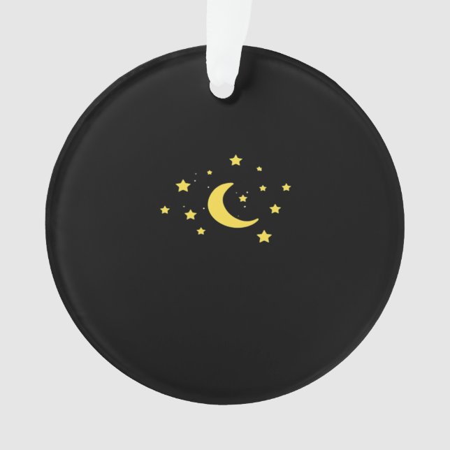 Whimsigoth Night Sky Sun Moon Witchy Ornament (Front)
