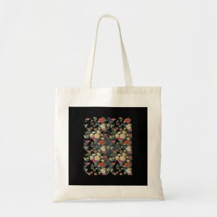 Whimsigoth Old Victorian Floral Oil Painting Class Tote Bag