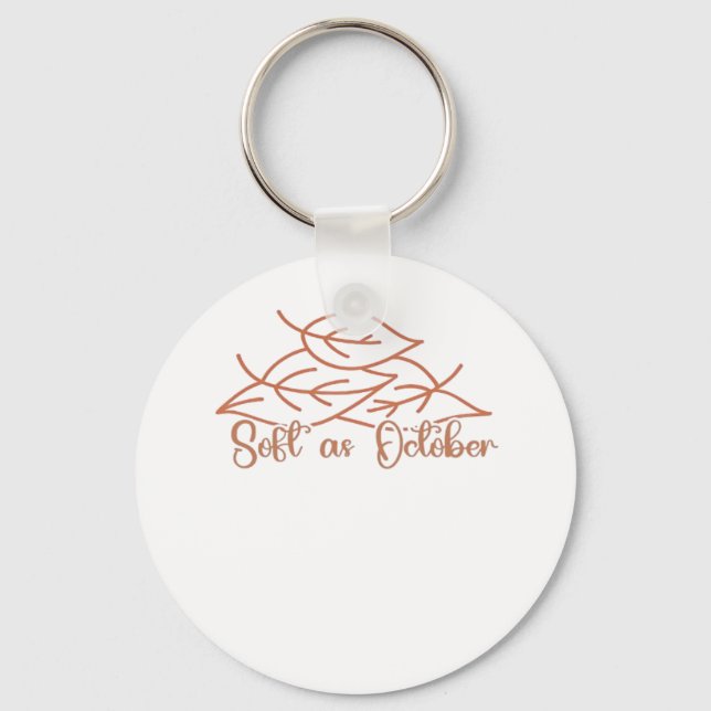 Whimsigoth Reader Moth Design Classic Key Ring (Front)