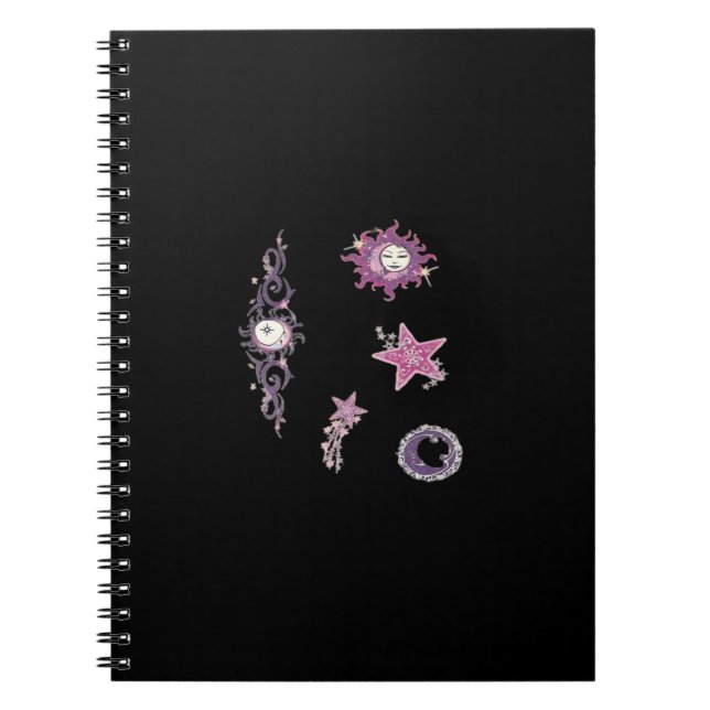 Whimsigoth – Romance Aesthetic Quote Notebook (Front)