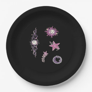 Whimsigoth – Romance Aesthetic Quote Paper Plate