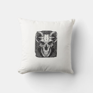 Whimsigoth Skull Gothic  Aesthetic Design Classic Cushion
