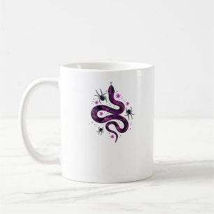 Whimsigoth Snake Flowers Classic Coffee Mug