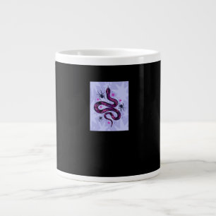Whimsigoth Snake Spiders Flowers Large Coffee Mug