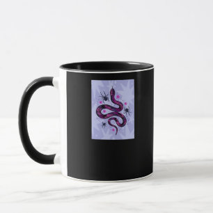 Whimsigoth Snake Spiders Flowers Mug
