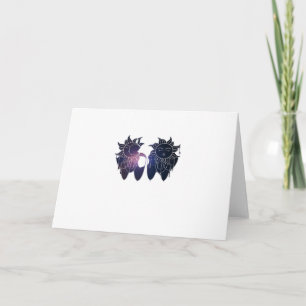 Whimsigoth Starry Night Sun Moon Witchy Classic Card