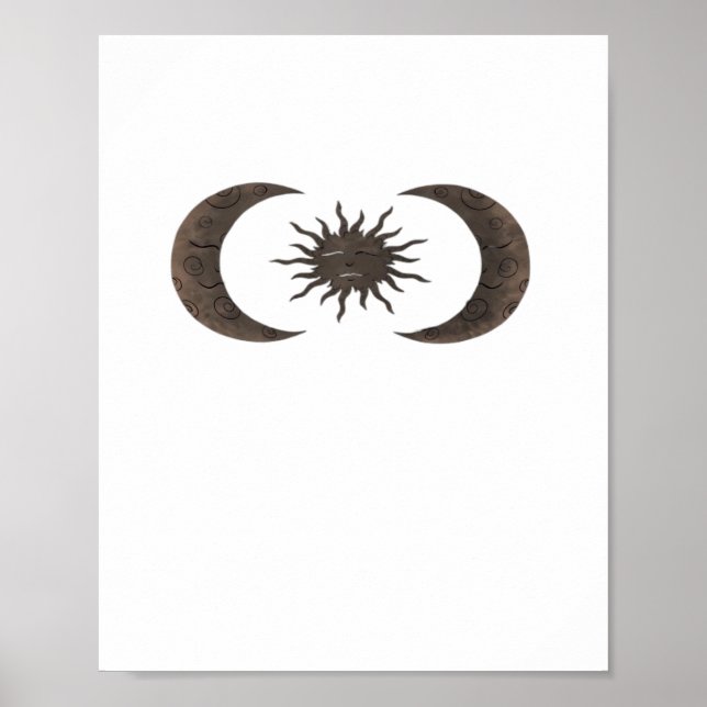 Whimsigoth Sun And Moons Poster (Front)