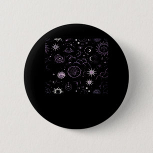 Whimsigoth Sun Moon Witchy Classic 6 Cm Round Badge