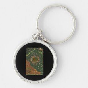 Whimsigoth Swirl Poster Key Ring