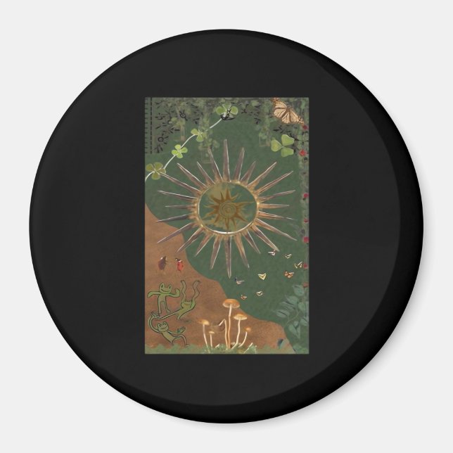 Whimsigoth Swirl Poster Magnet (Front)