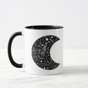 Whimsigoth Witch Moon Wicca Kawaii Goth Tattoo Ast Mug