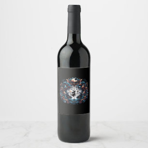 Whimsigoth Witch Within A Classic Wine Label
