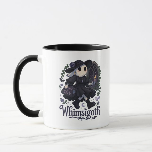 Whimsigoth With City Classic – Urban Magic Meets F Mug (Left)