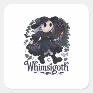 Whimsigoth With City Classic – Urban Magic Meets F Square Sticker