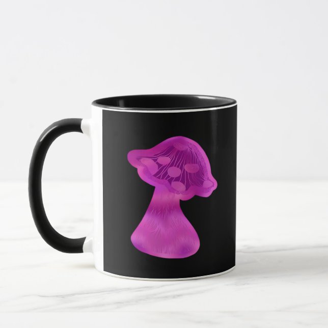Whimsigoth Zen Pattern Mushroom Mug (Left)