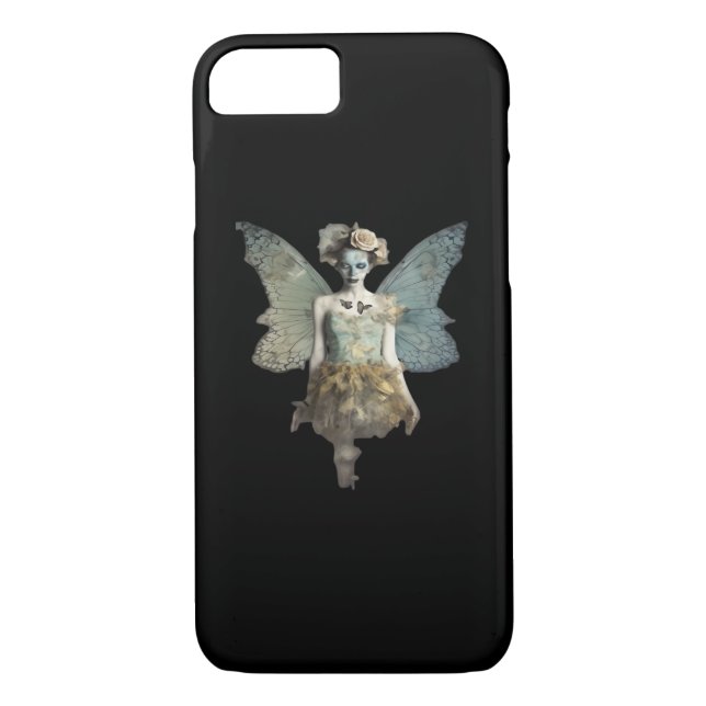 Whimsigoth Zombie Fairy Old Timey Gothic Moody Art Case-Mate iPhone Case (Back)