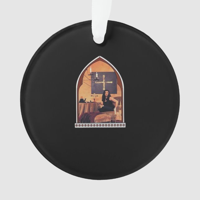 Whimsigothic Cathedral Window Classic Ornament (Front)