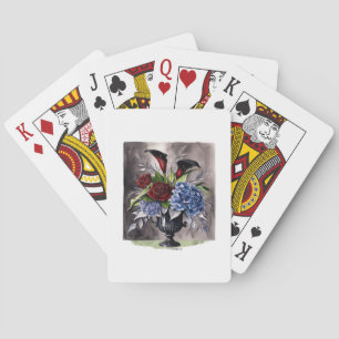 Whimsigothic – Gothic Floral Vase Aesthetic Classi Playing Cards