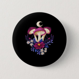 Whimsigothic Mushrooms Classic 6 Cm Round Badge