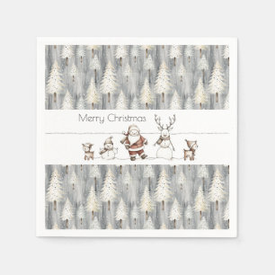 Whimsy Beneath the Pines Napkin