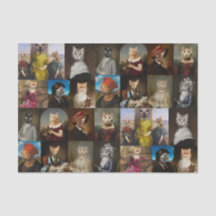 Whimsy Cats Portrait Collection Decoupage