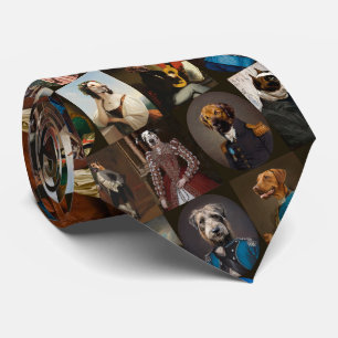 Whimsy Dogs Portrait Collection Tie