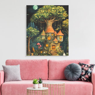 Whimsy-Enchanted-Forest Canvas Print