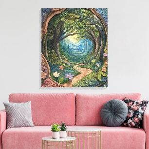 Whimsy-Enchanted-Forest Canvas Print