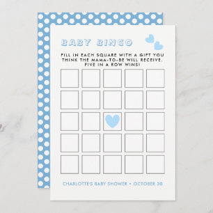 Whimsy Fairy-tale Garden Baby Shower Bingo Game Invitation