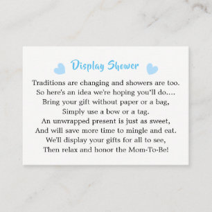 Whimsy Fairy-tale Garden Baby Shower Display Enclosure Card