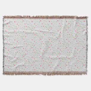 Whimsy Floral 2 Throw Blanket