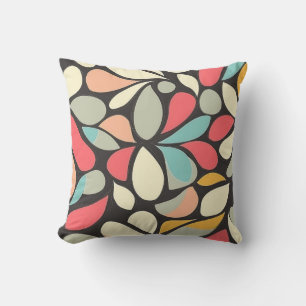 Whimsy Floral Vintage Fashion Pattern Cushion