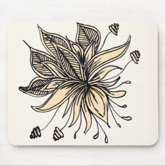 Whimsy Flower Mouse Mat
