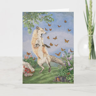 Whimsy Fox Stroll Card