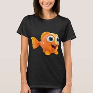 Whimsy Freshwater Fish - s & Stickers T-Shirt