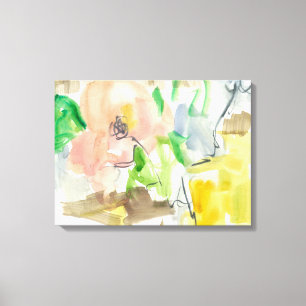 Whimsy in The Garden II Canvas Print