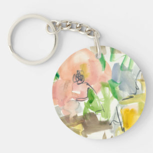 Whimsy in The Garden II Key Ring