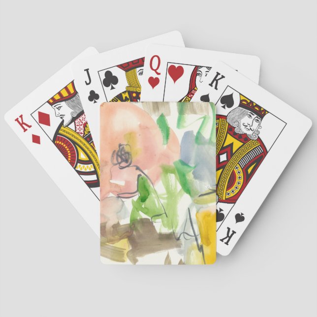Whimsy in The Garden II Playing Cards (Back)