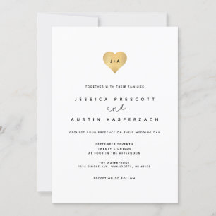 Whimsy Minimalist Wedding Invitation