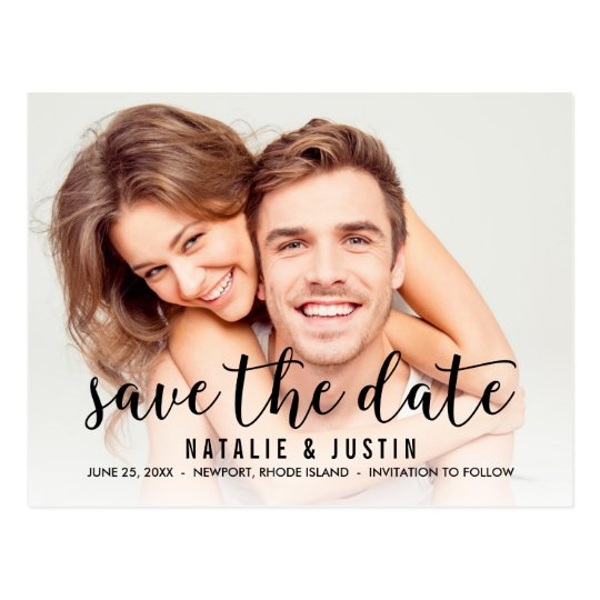 Whimsy Photo Save the Date Announcement Postcard