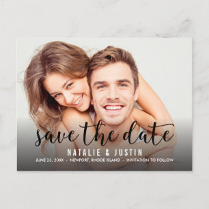 Whimsy Photo Save the Date Announcement Postcard